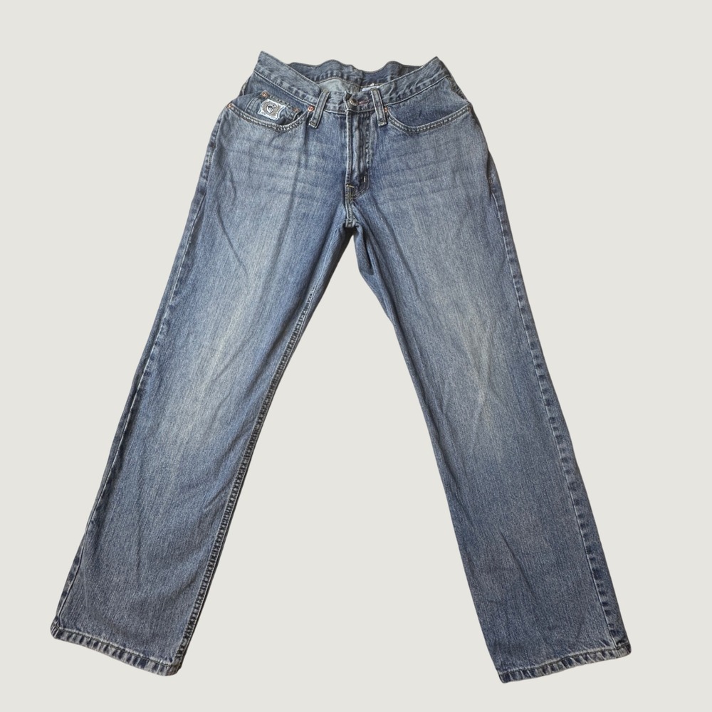 Cinch Jeans Men 30x32 (28x29) Blue MB92834003 Straight Leg Denim Western Classic